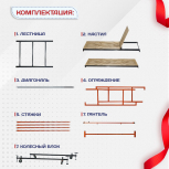 Вышка-тура  ВПСР 1.2х2.0, Н-2.8м - stroymarket66.ru - Пермь