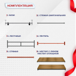 Вышка-тура  ВПСР 2.0х2.0, Н-8.5м - stroymarket66.ru - Пермь