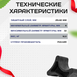 Фиксатор арматуры косточка 25/40 упаковка 1000 шт. - stroymarket66.ru - Пермь