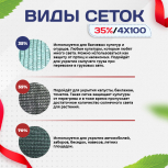 Сетка фасадная затеняющая зеленая 30-35% 4х100 м - stroymarket66.ru - Пермь