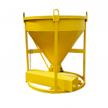 Бадья для бетона БН 1,0 м3 низкая c лотком - stroymarket66.ru - Пермь