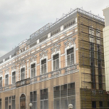 Фальшфасад сетка с изображением на строительные леса - stroymarket66.ru - Пермь