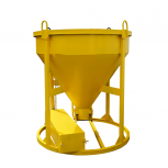 Бадья для бетона БН 1,0 м3 низкая c лотком - stroymarket66.ru - Пермь