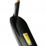 Лопата большая совковая с деревянным черенком 960 мм и ручкой - stroymarket66.ru - Пермь