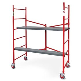 Подмости складные малярные многоярусные на колесах H120 - stroymarket66.ru - Пермь