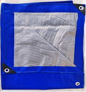 Тент Тарпаулин 180 г/м2 с люверсами   - stroymarket66.ru - Пермь