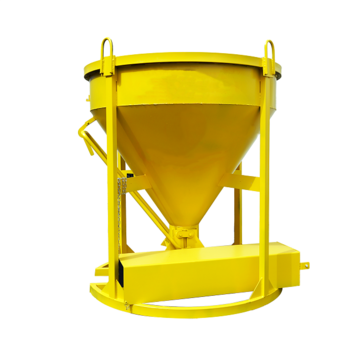 Бадья для бетона БН 1,0 м3 низкая c лотком - stroymarket66.ru - Пермь