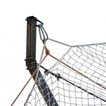 Защитно-улавливающая сетка (ЗУС) комплект кронштейн и 2 опоры с креплением - stroymarket66.ru - Пермь