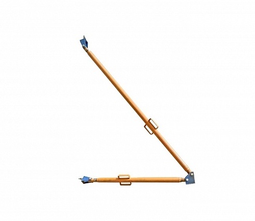 Подкос винтовой двухуровневый 4,5 м с оголовником - stroymarket66.ru - Пермь