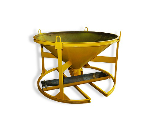 Бадья для бетона БН 0,75 м3 с лотком - stroymarket66.ru - Пермь