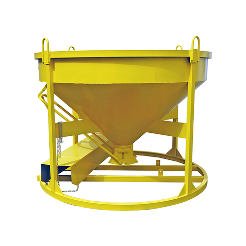 Бадья для бетона БН 1,5 м3 низкая с лотком - stroymarket66.ru - Пермь