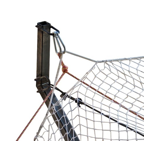 Защитно-улавливающая сетка (ЗУС) комплект кронштейн и 2 опоры с креплением - stroymarket66.ru - Пермь